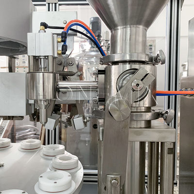 Machine de remplissage et d'étanchéité de tubes en plastique industriel 2 kW