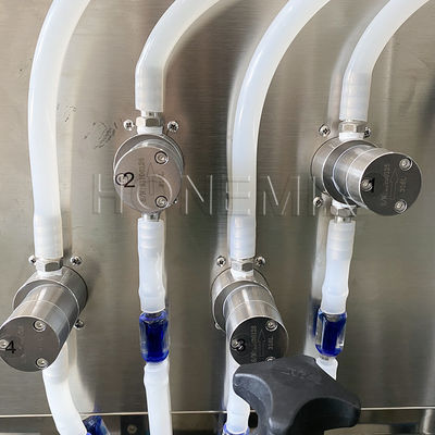 Machines automatiques de remplissage de bouteilles de liquide à 4 têtes