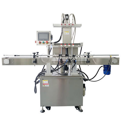 Machine de remplissage d'eau liquide aqueuse 4 têtes machine de remplissage d'huile de nettoyage