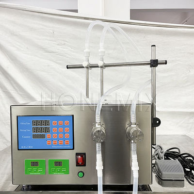 Machine de remplissage de petites bouteilles à double tête en plastique
