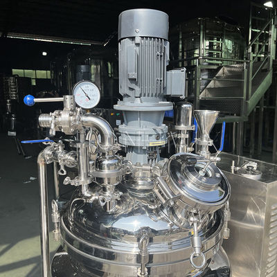 380V machine à mélanger à émulsifier sous vide réservoir d'homogénéisation type fixe