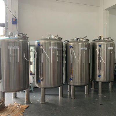 Installation de traitement de l'eau RO à deux étages Filtre de purification par osmose inverse 380V
