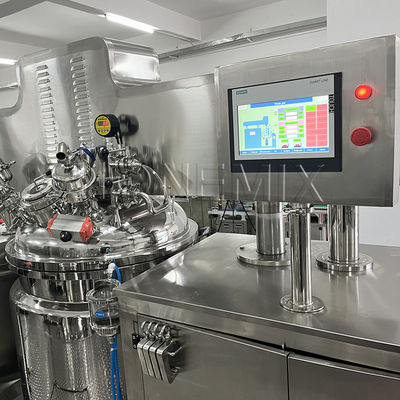 Équipement d'émulsification à double levage à homogénéisation sous vide automatique