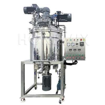 Machine à mélanger émulsifiant à vide à crème moteur horizontal bidirectionnel de mélange