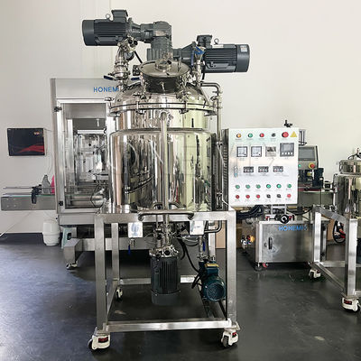 Machine à mélanger émulsifiant à vide à crème moteur horizontal bidirectionnel de mélange