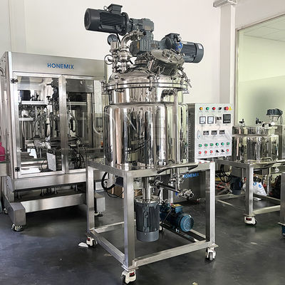 Machine à mélanger émulsifiant à vide à crème moteur horizontal bidirectionnel de mélange