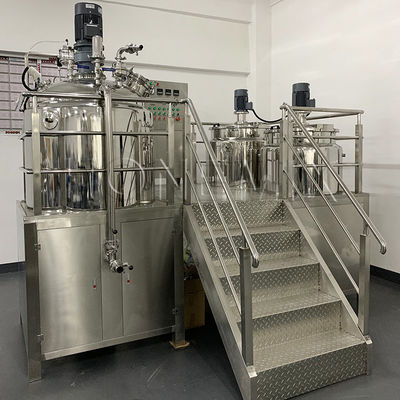 Machine de mélangeur de couleurs capillaires sous vide Homogénéisant mélangeur de teinture capillaire émulsifiante