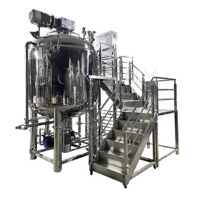 Machine de mélangeur de crème cosmétique sous vide Homogénéiseur Mélangeur émulsifiant