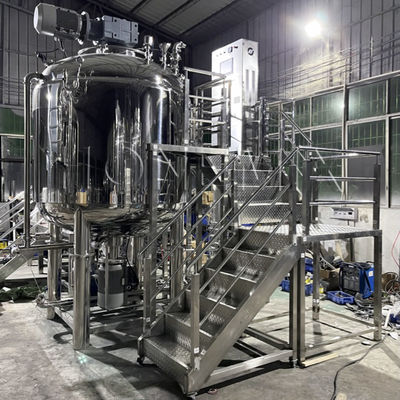 Machine de mélangeur de crème cosmétique sous vide Homogénéiseur Mélangeur émulsifiant