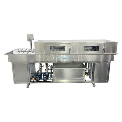 Équipement auxiliaire rotatif 1,25 kW machine à laver à bouteilles à double ligne