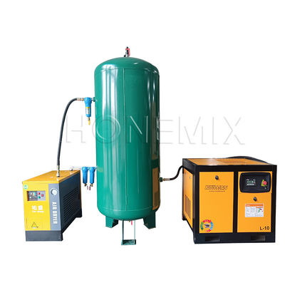 Équipement auxiliaire puissant 7.5KW / 10HP Compresseur d'air à vis