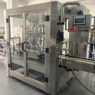 Machine automatique de remplissage de pâte de confiture à plusieurs têtes à piston