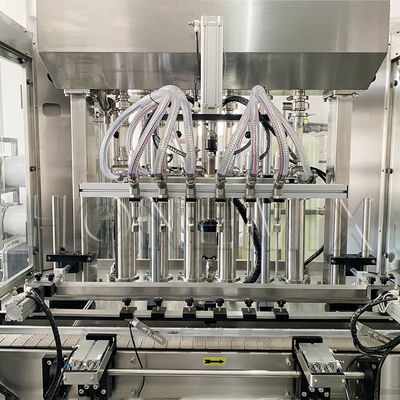 Machine automatique de remplissage de pâte de confiture à plusieurs têtes à piston