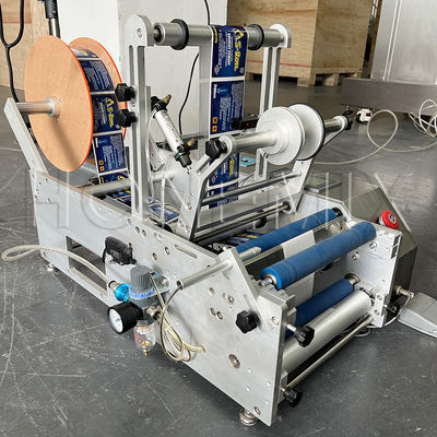 Petite machine à étiqueter des autocollants de table 100W semi-automatique précise
