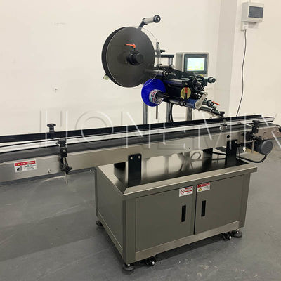 Machine d'étiquetage pour les autocollants de haut plan 2 kW personnalisée pour les bouteilles en pot