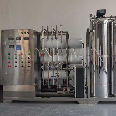 Installation de traitement de l'eau par osmose inverse à deux étages SUS304 avec système EDI pur