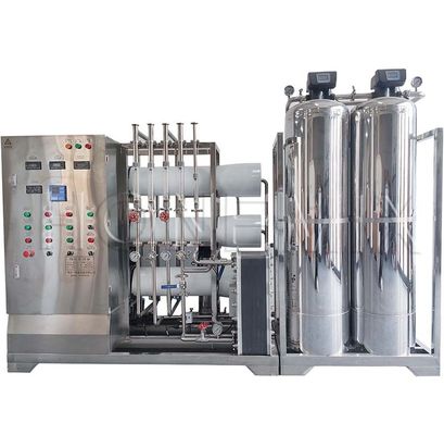 Installation de traitement de l'eau par osmose inverse à deux étages SUS304 avec système EDI pur