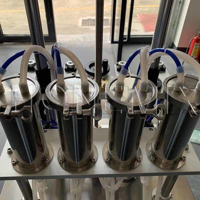 Équipement pour la fabrication de parfums liquides, machine automatique de remplissage de parfums à quatre têtes