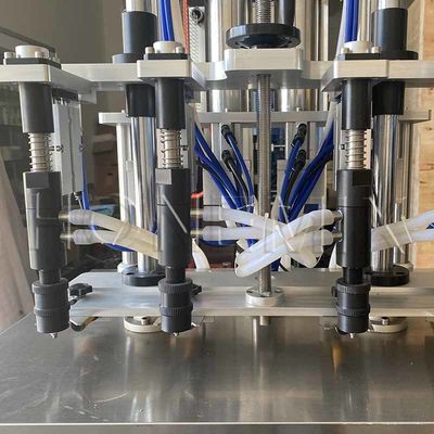 Équipement pour la fabrication de parfums liquides, machine automatique de remplissage de parfums à quatre têtes