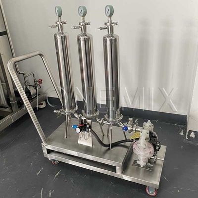 Machine de fabrication de parfums liquides Filtre de parfums à trois étapes en acier inoxydable