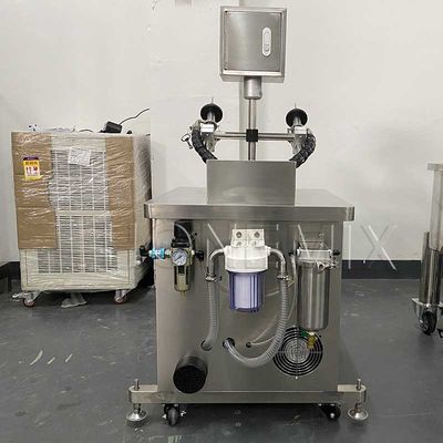 Machine à souffler de l'air dans les bouteilles à double tête pour le nettoyage interne