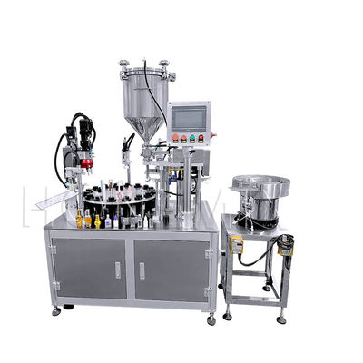 Machine de remplissage de crème quantitative rotative 220V pour le dissolvant de lèvre