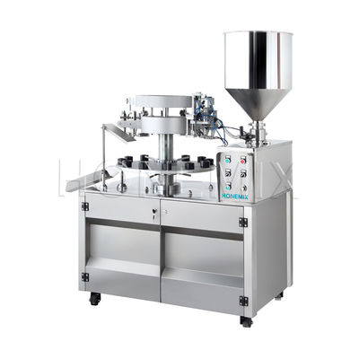 Machine de remplissage et d'étanchéité manuelle de tubes cosmétiques