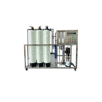 Une usine de traitement de l'eau en RO à un stade FRP usine d'osmose inverse automatique