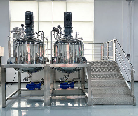 Double réservoir de mélange à couvercle scellé de 500L
