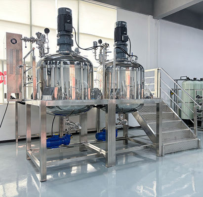 Double réservoir de mélange à couvercle scellé de 500L