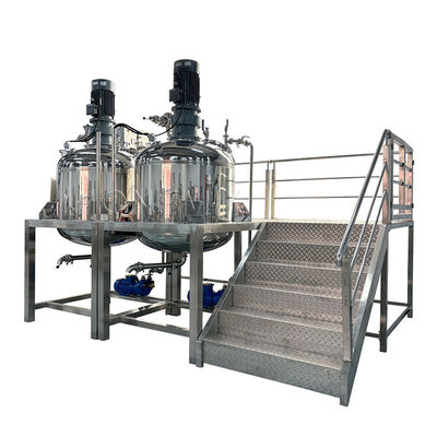Double réservoir de mélange à couvercle scellé de 500L