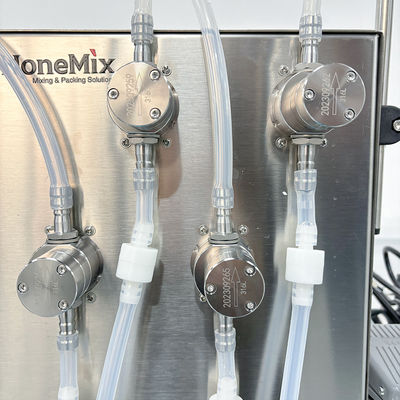 Machine de remplissage de bouteilles liquides pompe magnétique semi-automatique remplisseur à quatre têtes