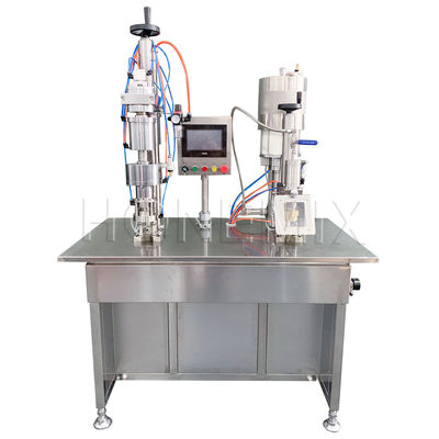 Machine de remplissage de gel capillaire hydratant à aérosol à pulvérisation semi-automatique