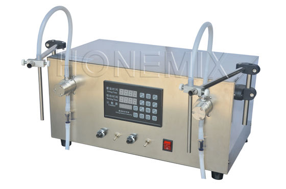 Machine de remplissage de petites bouteilles à double tête de détergent