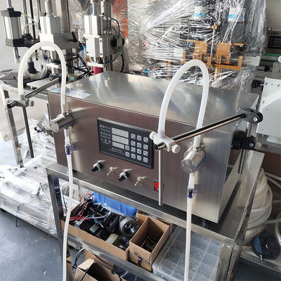 Machine de remplissage de petites bouteilles à double tête de détergent