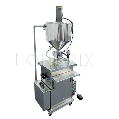 Equipement de remplissage de cire cosmétique bouteille de crème bouteille machine de remplissage chauffée avec mélangeur