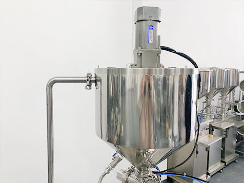 Equipement de remplissage de cire cosmétique bouteille de crème bouteille machine de remplissage chauffée avec mélangeur