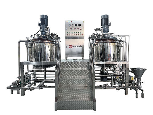 Machine à émulsionner sous vide mélangeur de crème corporelle pour la fabrication de lotions