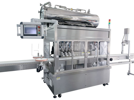 Machine de remplissage à la crème à traçage à servopiston